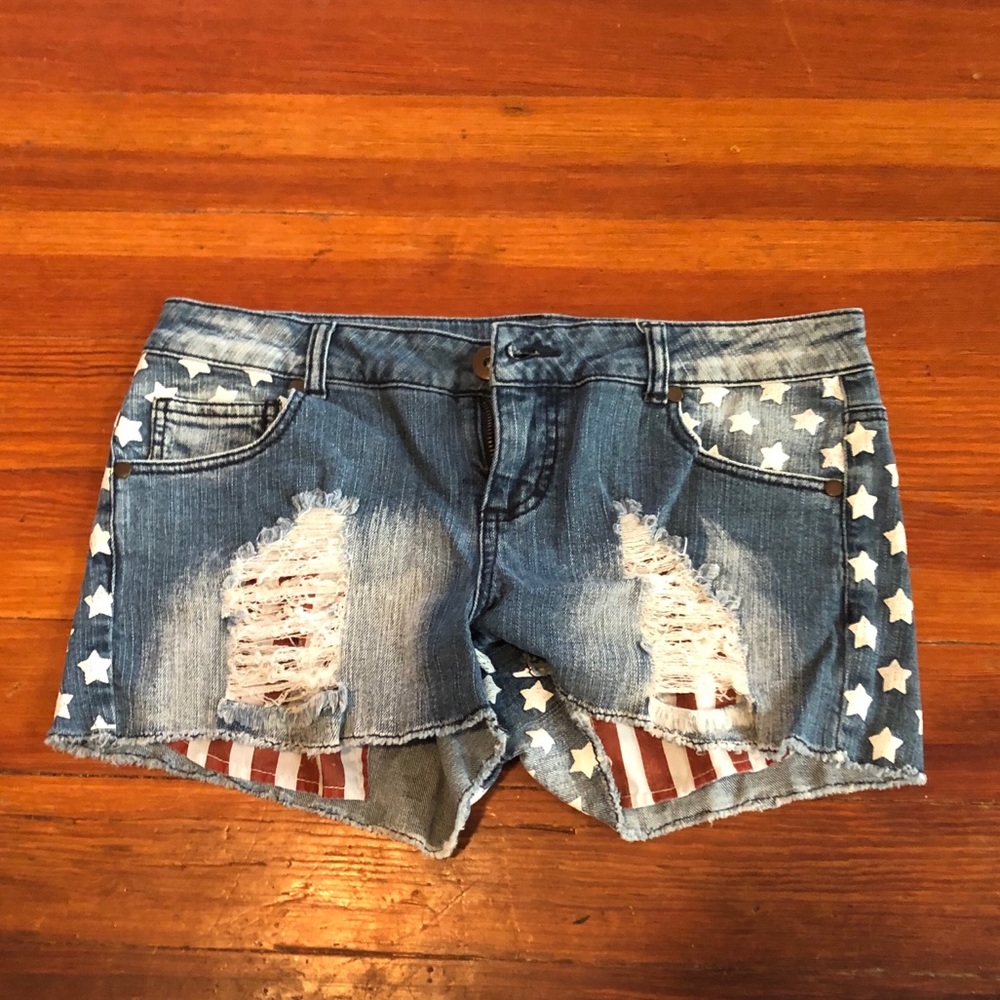 American Flag Shorts